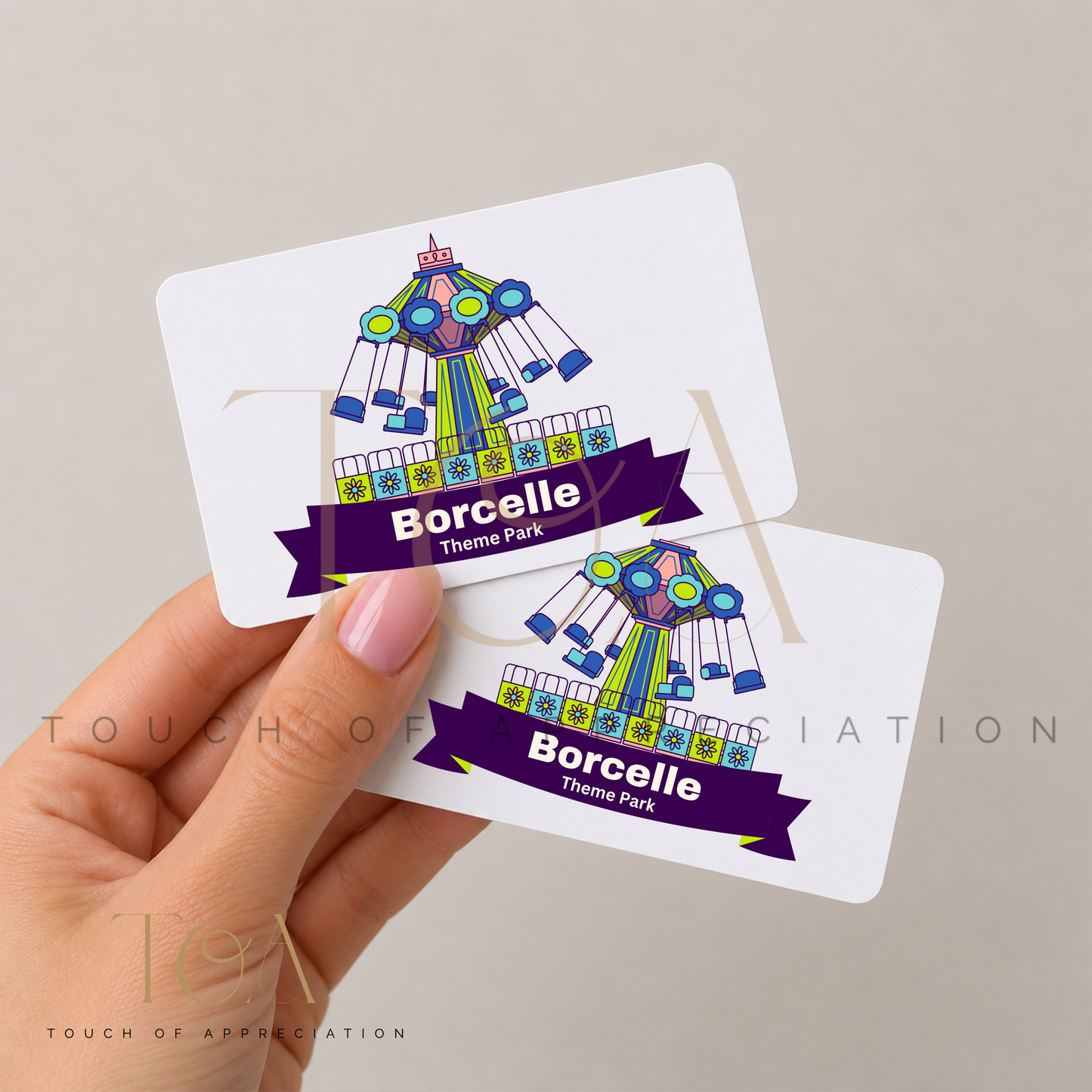 Personalised Branded Stickers | Custom Shape Business Stickers | Pack of 20