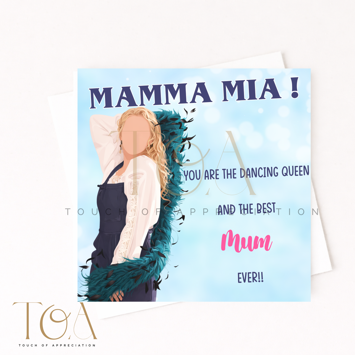 ABBA Inspired Mum Card