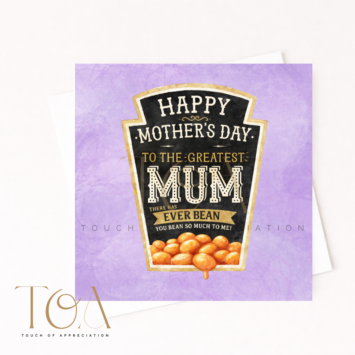 Greatest mum There Has Never 'Bean' Greeting Card