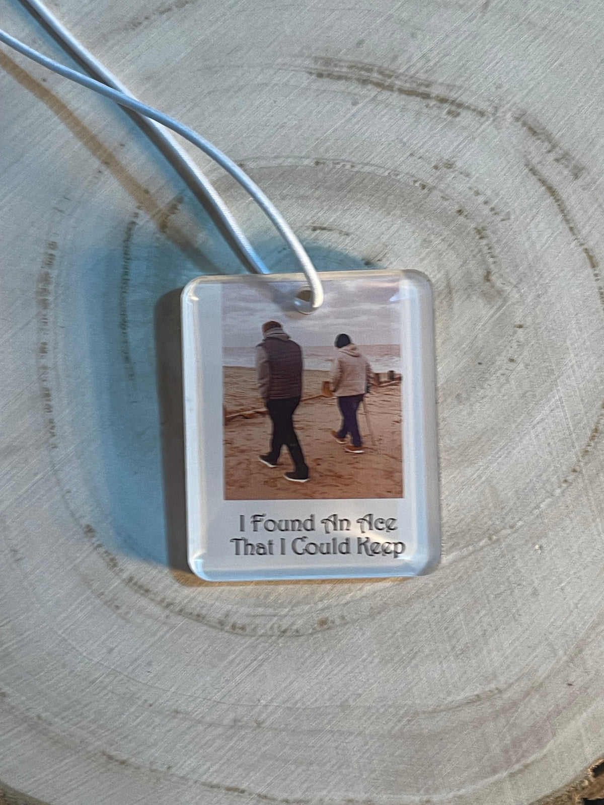 Personalised Photo Car Mirror Hanging Charm | Custom Memorial Car Charm | Acrylic Photo Ornament | Personalised Car Accessory Gift