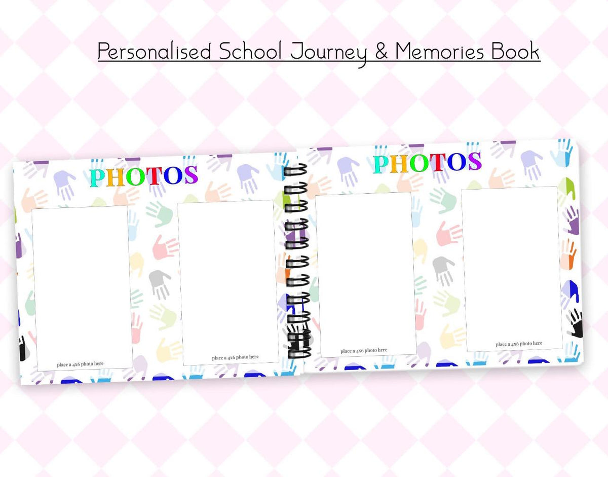 Personalised School Journey Memory Book | First & Last Day School Keepsake