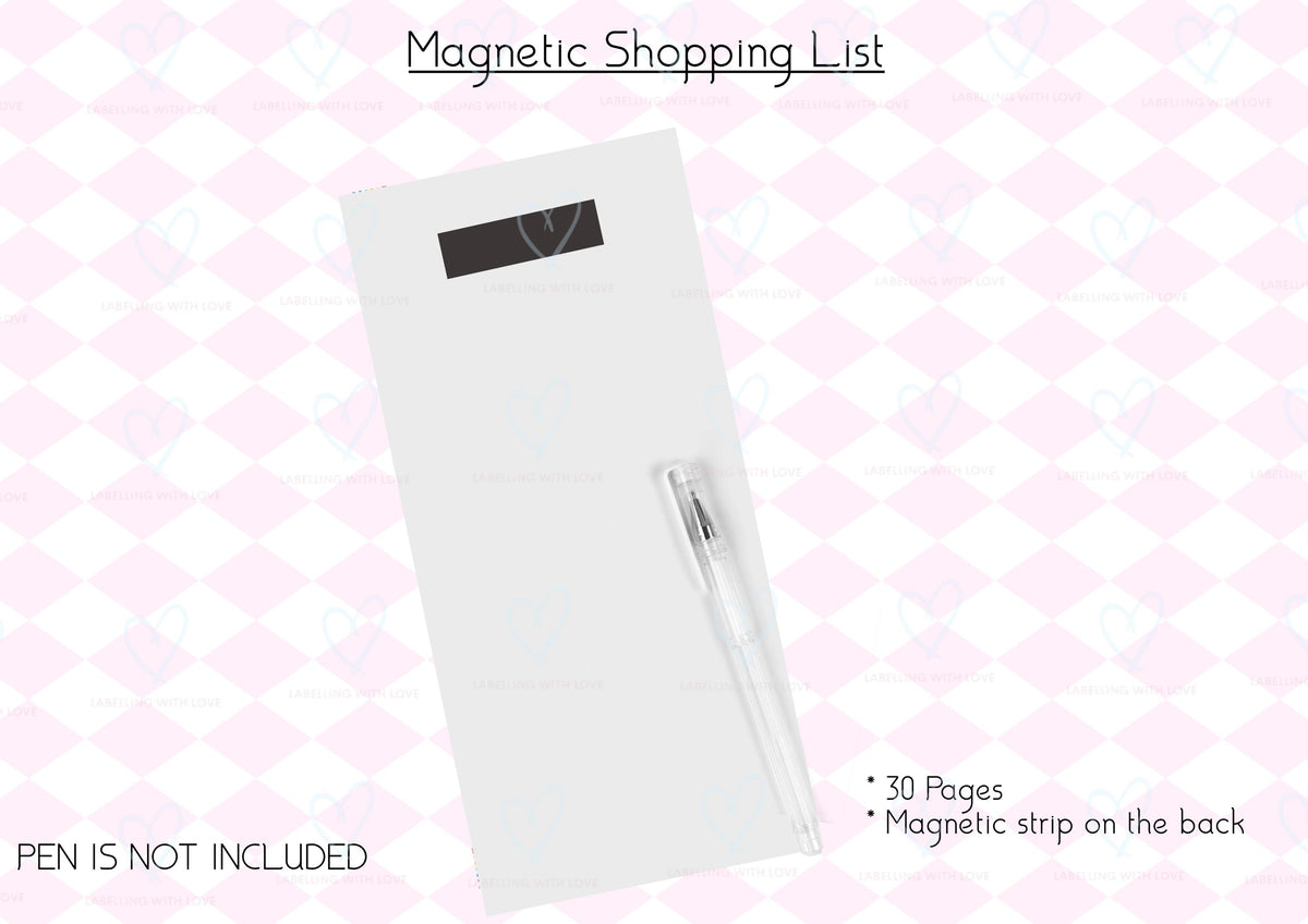 Funny/rude Magnetic Shopping List Notepad