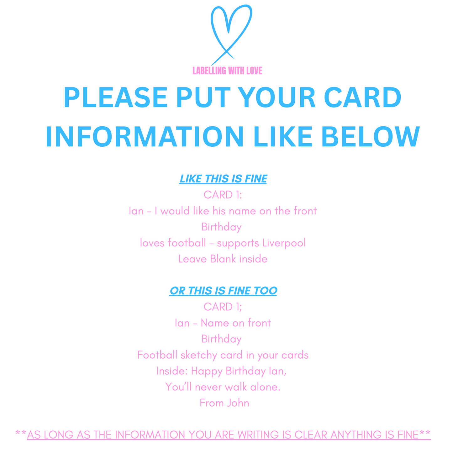 Labelling with Love — Monthly Greeting Card Subscription