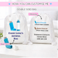 Asthma Inhaler Bag for School | Personalised Asthma Medical Kit | Kids Inhaler & Spacer Pouch | Emergency Asthma Medicine Drawstring Bag