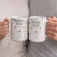 Matching Bear Ceramic Mugs | Baby Bear/Mummy Bear/Daddy Bear | Bear Cup | Matching Cup | personalized Bear Mug | Family mug set