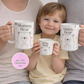 Matching Bear Ceramic Mugs | Baby Bear/Mummy Bear/Daddy Bear | Bear Cup | Matching Cup | personalized Bear Mug | Family mug set
