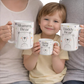 Personalised Bear Mugs – Mummy, Daddy & Baby Bear Family Mug Set