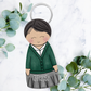 Personalised First Day of School Card & Keyring | Starting School Keepsake