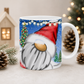 Christmas Gonk Couple Mug – Snowy Festive Gnome 11oz Mug