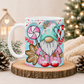 Candy Christmas Gonk Mug – Pink & Mint Gingerbread 11oz Festive Mug