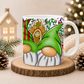 Christmas Gonk Mug – Gingerbread & Candy Cane 11oz Festive Mug