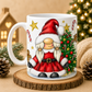 Christmas Gonk Couple Mug – Mr & Mrs Festive Gnome 11oz Mug