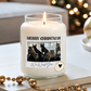 Personalised Photo Candle | Custom Text & Photo Gift