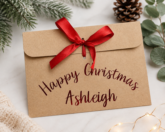 Personalised Money Wallet – Cash & Gift Voucher Envelope for Birthdays, Christmas & Eid