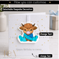 Personalised Highland Cow Birthday Card with Detachable Keepsake