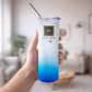 Personalised Vodka Cocktail Cup – Reusable Tumbler with Straw