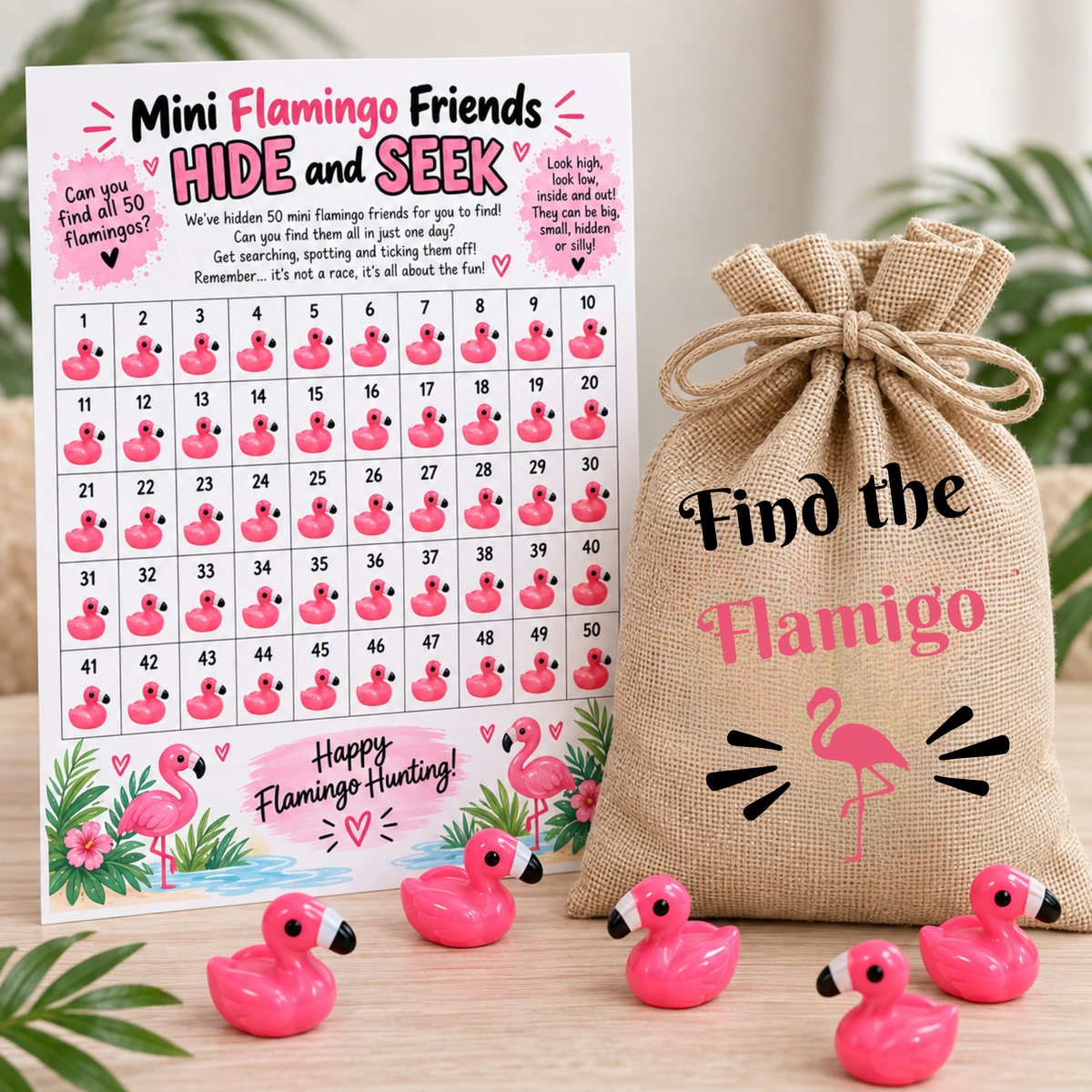 Find the 50 Hide & Seek Game – Duck, Flamingo, Fish or Cheeky Middle Finger Hunt