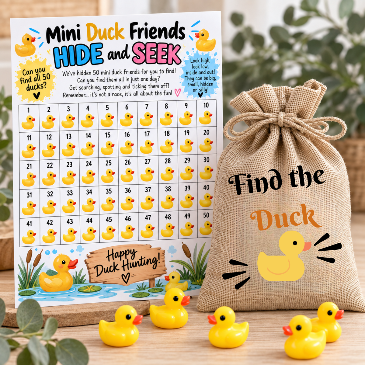 Find the 50 Hide & Seek Game – Duck, Flamingo, Fish or Cheeky Middle Finger Hunt
