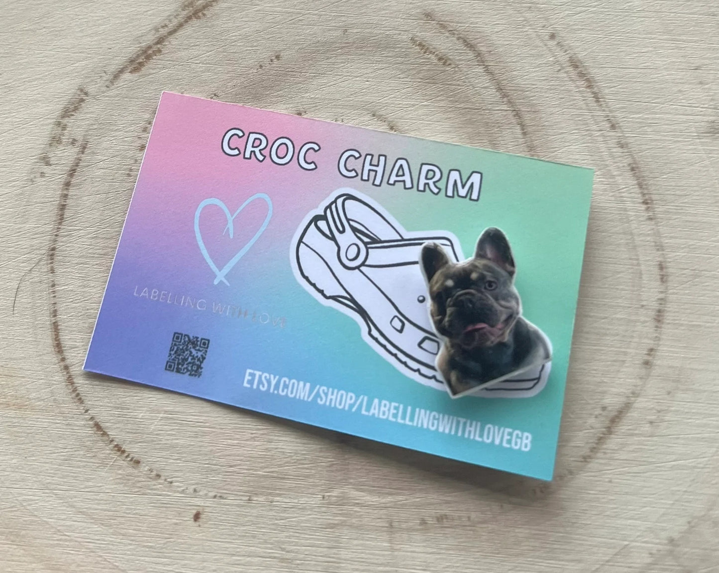 Custom Croc Charm | Personalised Pet Croc Jibbitz | Handmade Croc Charm | Shoe Charm |
