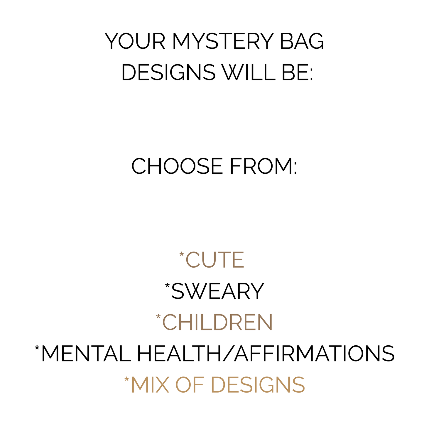 MYSTERY BAGS – The Surprise Everyone Loves!