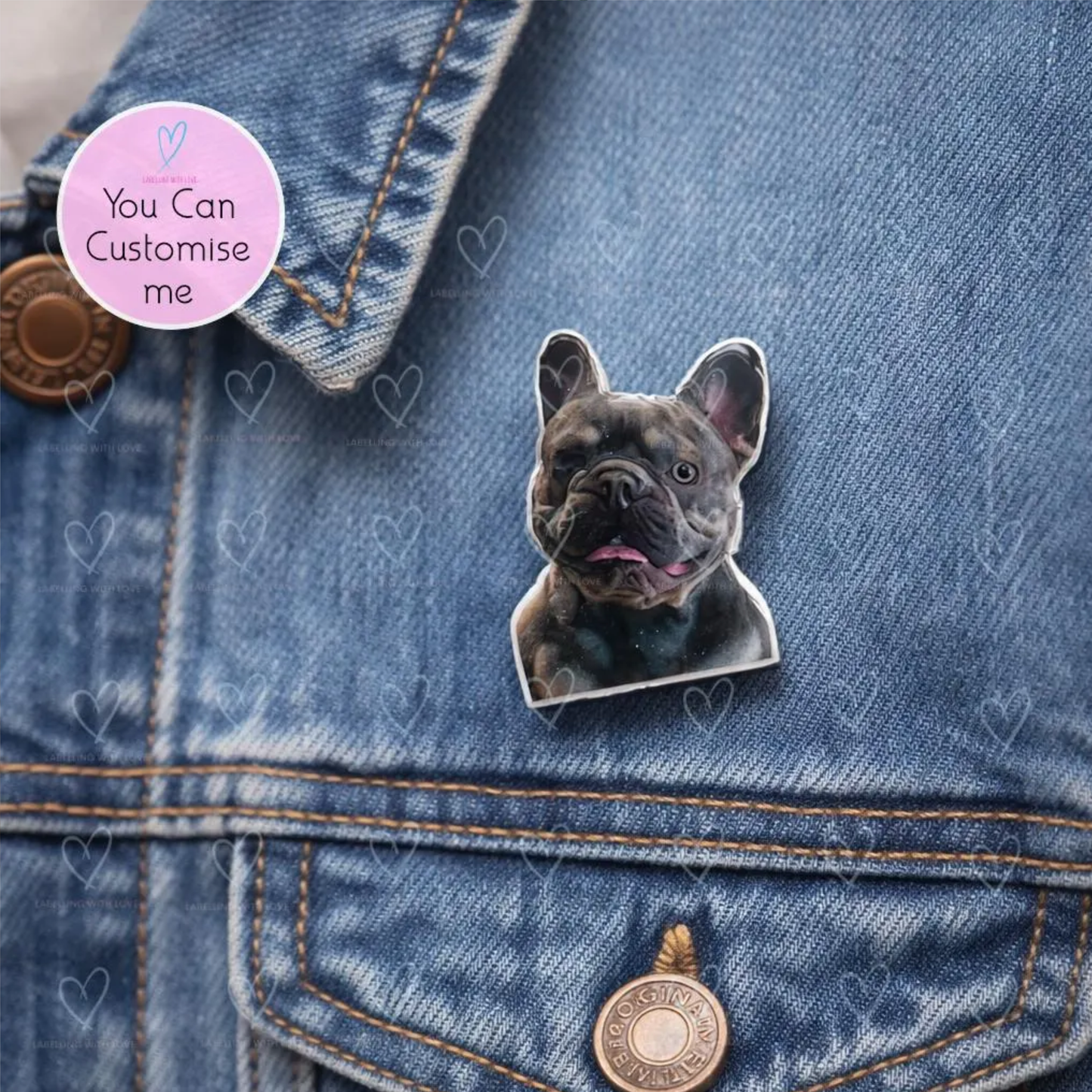 Custom Photo Pin Badge | Personalised Picture Badge | Pet Photo Pin | Memorial Photo Brooch | Custom Face Pin | Personalised  Pin Gift