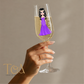 Personalised Prom Champagne Flute Glass – Custom Prom Dolly Design with Name