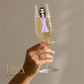 Personalised Prom Champagne Flute Glass – Custom Prom Dolly Design with Name