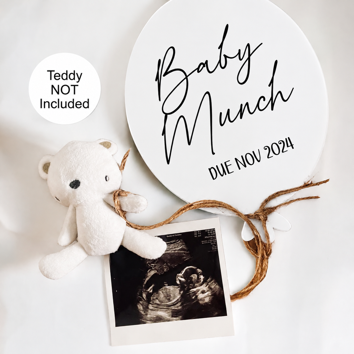 bABY ANNOUNCEMENT PLAQUE,BALLOON SHAPE