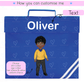 Personalised School Book Bag | Custom Kids Book Bag | School Reading Bag | Name Book Bag | Back to School Gift | Nursery Bag UK