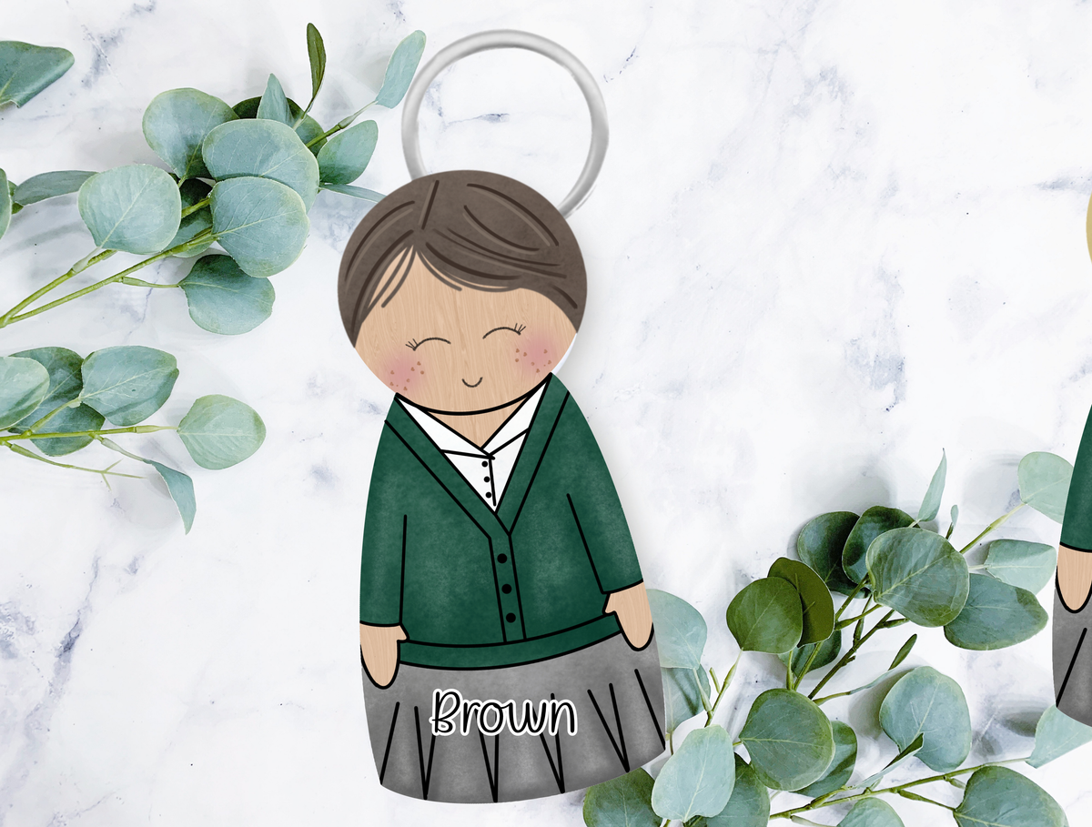 Personalised First Day of School Card & Keyring | Starting School Keepsake