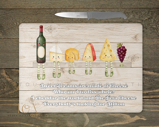 Funny Cheese Chopping Board – Cheese Lover & Foodie Gift