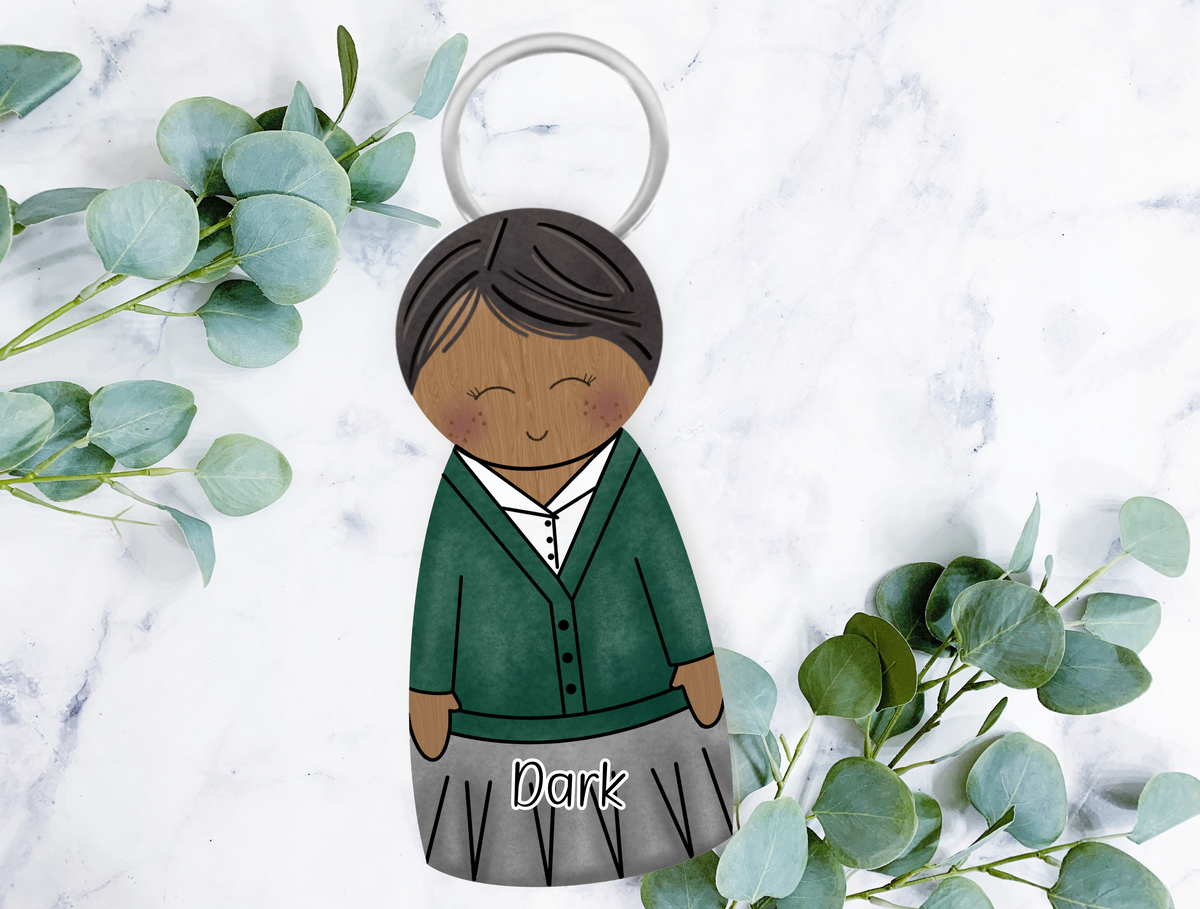 Personalised First Day of School Card & Keyring | Starting School Keepsake