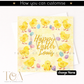 Personalised Easter Chick Card