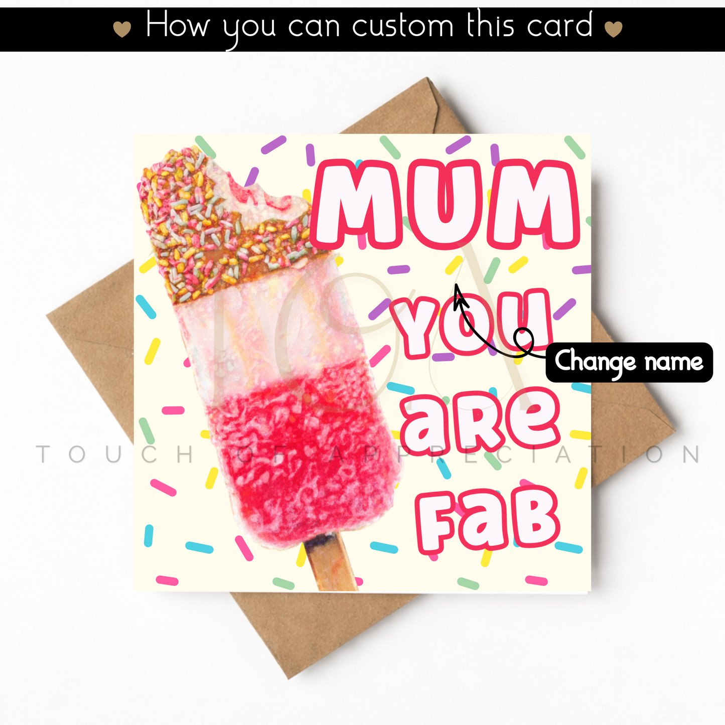 Mum You You Fab Greeting Card