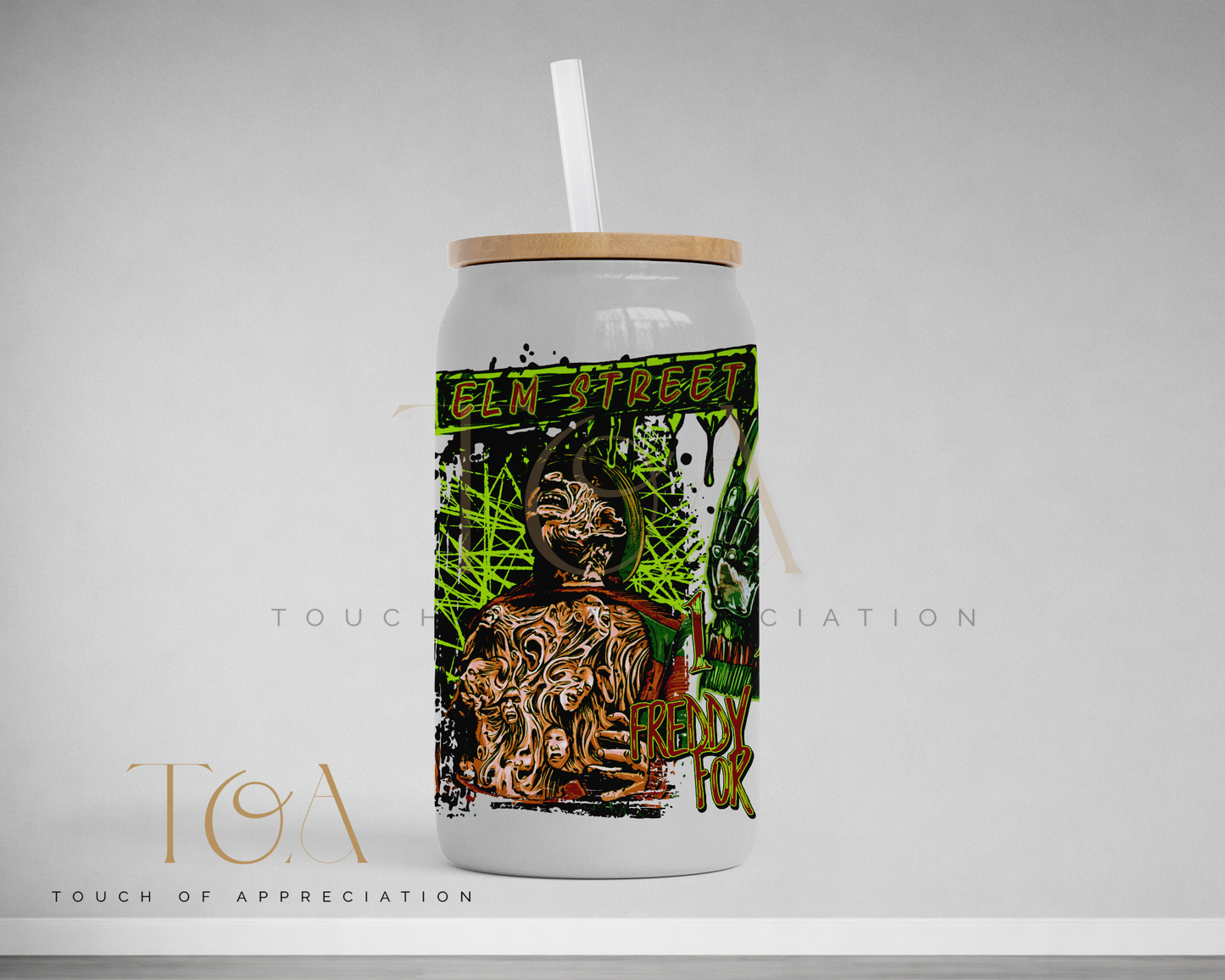 Retro Horror Movie Inspired 16oz Drinkware | Glass Can, Acrylic Can or Stainless Steel Tumbler
