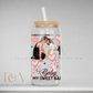 Retro Dance Couple Libbey Can - Iconic Movie Quote Tumbler with Straw