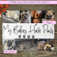 Personalised Dog Photo Chopping Board | Custom Pet Kitchen Board | “My Babies Have Paws” Gift | Dog Lover Gift | Personalised Pet Photo Board