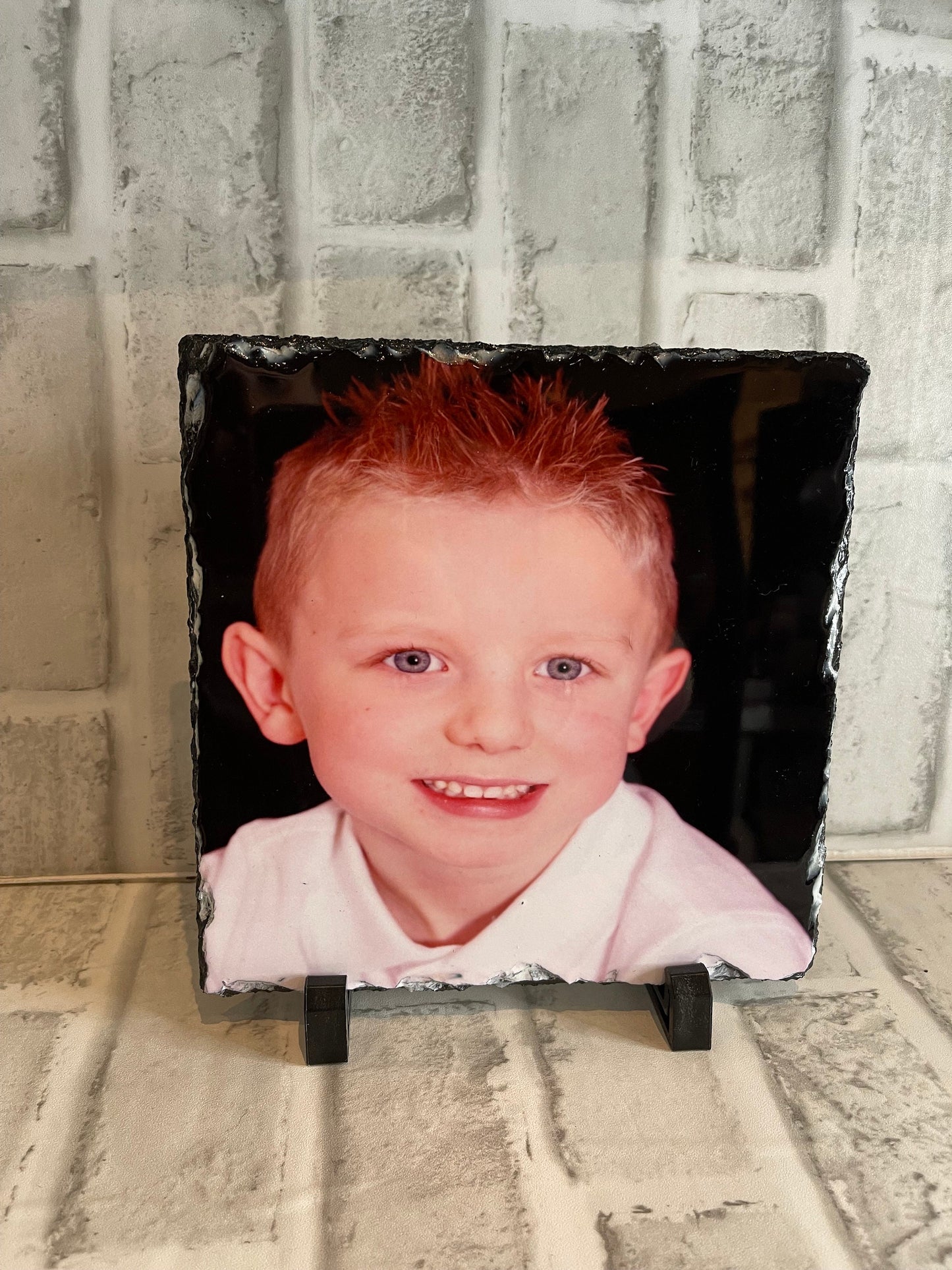 Personalised Photo Slate Gift | Custom Photo Plaque | Memorial Photo Gift | Printed Stone Slate | Family Picture Keepsake | Birthday Gift Idea