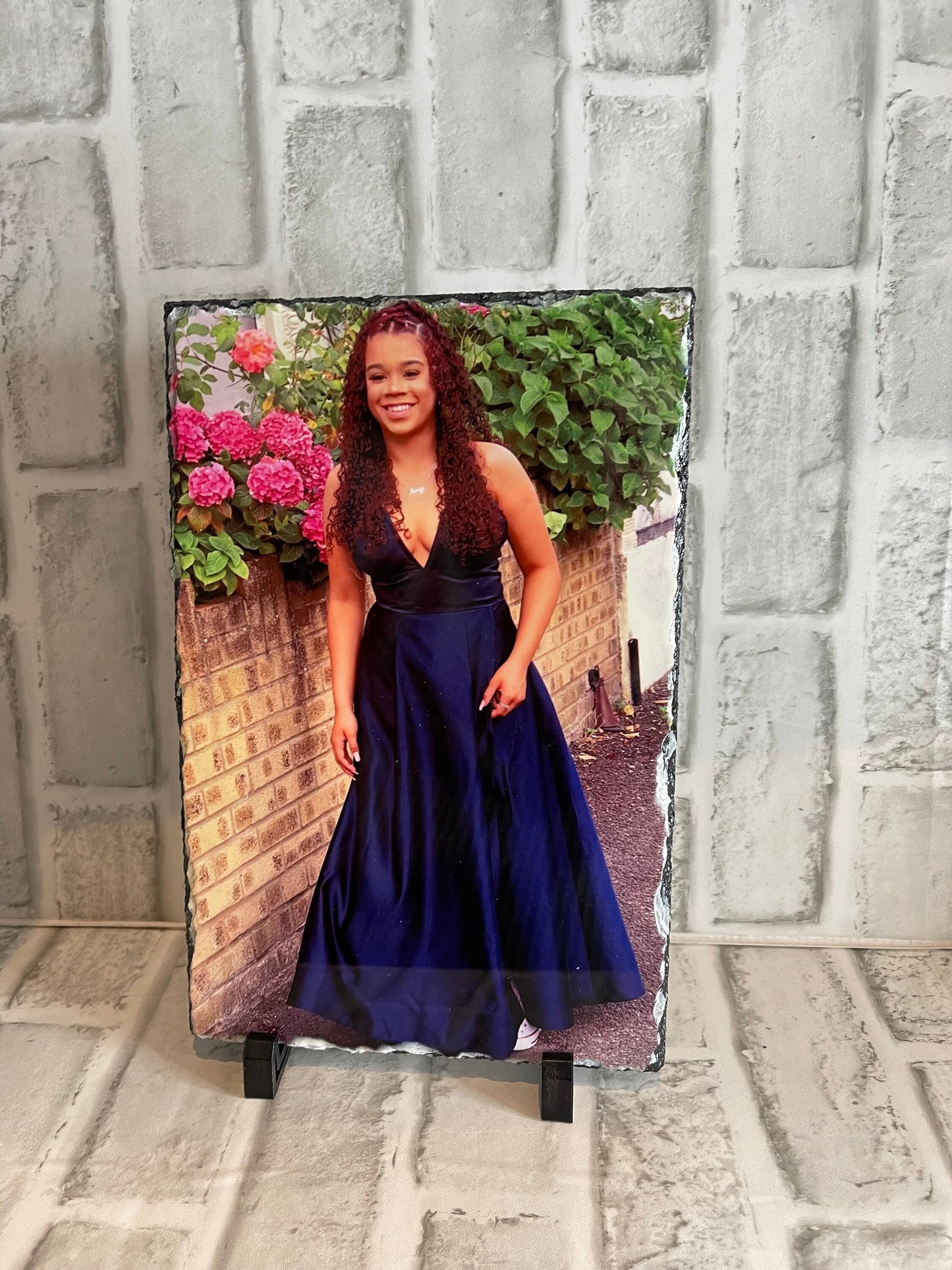 Personalised Photo Slate Gift | Custom Photo Plaque | Memorial Photo Gift | Printed Stone Slate | Family Picture Keepsake | Birthday Gift Idea