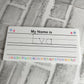 Personalised Learning To Write Your Name | Wipeable Tracing Mat |  Forename or forename and numbers