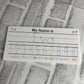Personalised Learning To Write Your Name | Wipeable Tracing Mat |  Forename or forename and numbers