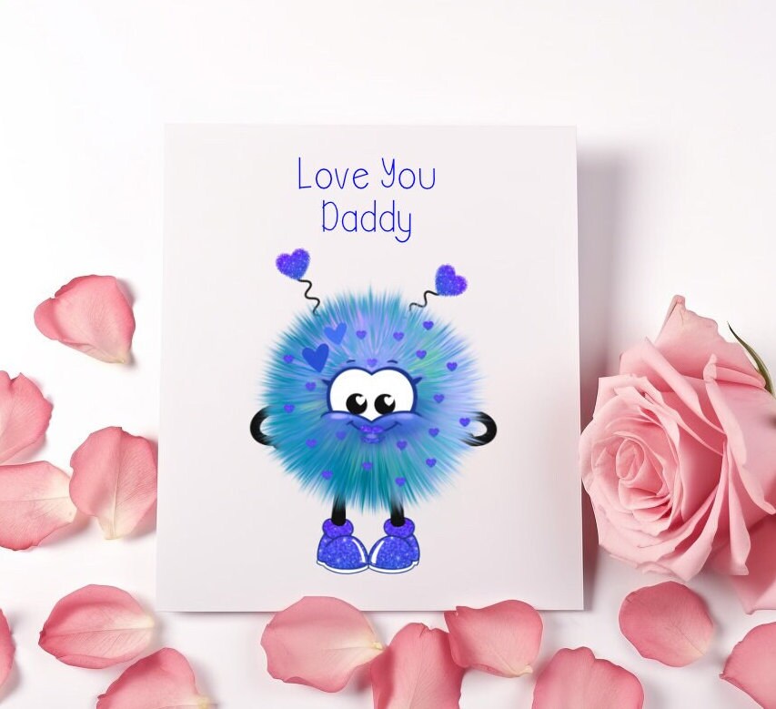 Personalised Cute Greeting Card | Valentines Card for Mummy/Daddy | Card for Friend | Card for loved one | Birthday Card | Card for Partner