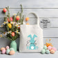 Personalised Easter Bunny Bag | Custom Easter Egg Hunt Bag | Easter Treat Tote Bag | Personalised Easter Basket Alternative | Easter Gift Bag for Children