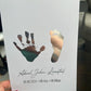 Personalised Foiled Baby Hand and Foot Print | Foiled A6 Picture | Personalised Baby Keepsake