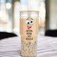 Funny Bubble Tea Glass Cup | Go On Suck My Balls Tumbler | Boba Tea Glass Can | Funny Adult Gift | Bubble Tea Lover Cup