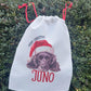 Personalised Pet Christmas Sack | Custom Dog Christmas Gift Bag | Personalised Pet Santa Sack | Dog/Cat Christmas Eve Bag | Pet Lover Christmas Gift