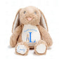 Personalised Easter Bunny Teddy | Custom Bunny Rabbit Plush | Easter Gift for Children | Personalised Soft Toy with Name & Initial | Blue or Pink Design