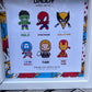 Personalised Superhero Frame | Custom Comic Character Gift | Personalised funkopop Name Frame | Superhero Inspired Keepsake | Gift For Family & Friends