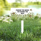 Bee garden sign | Garden sign | bees acrylic garden sign | gardening sign | Garden decoration | No mow may plaque
