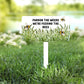 Bee garden sign | Garden sign | bees acrylic garden sign | gardening sign | Garden decoration | No mow may plaque